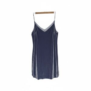 *SOLD* Size Small Free People Intimately Blue Celestial Velvet Slip Dress